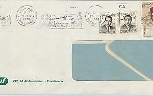 61186 - MOROCCO - POSTAL HISTORY - COVER  1973 nice CASABLANCA postmark