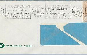 61189  -  MOROCCO - POSTAL HISTORY -  COVER   1971 - POPULATION CENSUS