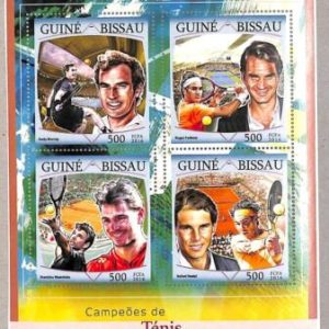 A5170 - GUINEA-BISSAU - ERROR MISPERF: 2016, Tennis, Nadal, Murray, Federer