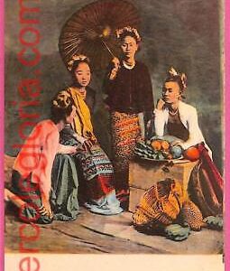 af9271 - MYANMAR  Burma  -  VINTAGE POSTCARD - Costumes