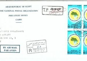 73957 - EGYPT  - POSTAL HISTORY - OFFICIAL FDC COVER  with INFORMATION  1989
