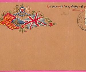 af9283 - AUSTRALIA Victoria -  VINTAGE POSTCARD - FLAG - EMBOSSED