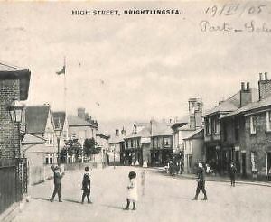 ac4557 - GB  -  VINTAGE POSTCARD: Brightlingsea - 1905