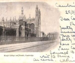 ac4583 - GB  -  VINTAGE POSTCARD:  Cambridge  - 1901