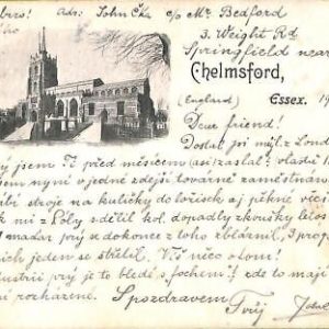 ac4575 - GB  -  VINTAGE POSTCARD:  Chelmsford - 1901