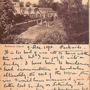 ac4480 - GB  -  VINTAGE POSTCARD:   Altrincham 1898