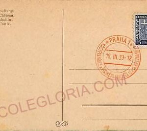 ad5855 - CZECHOSLOVAKIA - Postal History - SPECIAL POSTMARK on postcard 1939