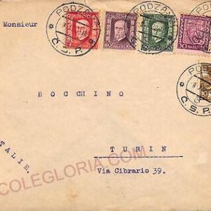 ad5873  - CZECHOSLOVAKIA - Postal History - COVER to ITALY  1929
