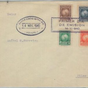 77230 - PARAGUAY - POSTAL HISTORY - FDC COVER  1940 Maps