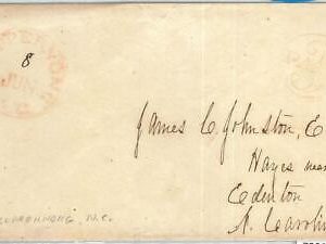 72330 - UNITED STATES USA - PREPHILATELIC Cover:  Scuppernong , N.C.  1800s