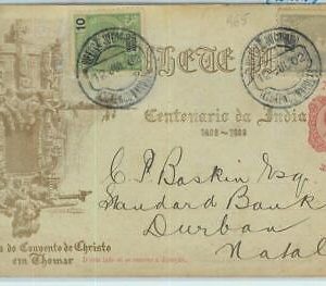 BK1572 - Lourenzo Marques - POSTAL HISTORY - STATIONERY CARD to DURBAN Natal '02
