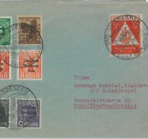 85205 - GERMANY Soviet Zone  - POSTAL HISTORY - COVER  1948