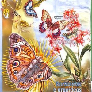 A2248 -MOZAMBIQUE - ERROR: MISPERF Souvenir s -2013 Butterflies, Orchids Flowers
