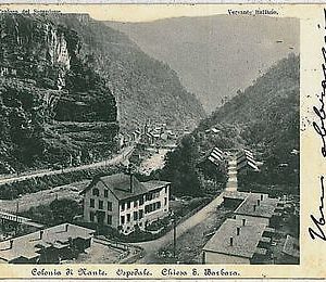 36061  CARTOLINA d'Epoca: VERBANIA - COLONIA di NANTE: OSPEDALE