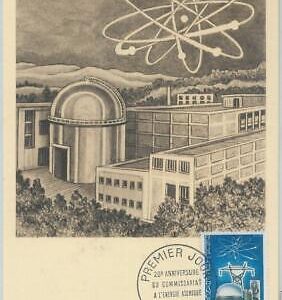 81261 - FRANCE - Postal History - MAXIMUM CARD - SCIENCE Atomic Energy 1965