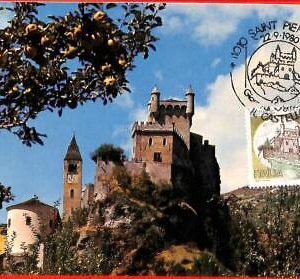aa3284 - ITALY - POSTAL HISTORY - Maximum Card 1980 ARCHITECTURE Castle CASTELLI