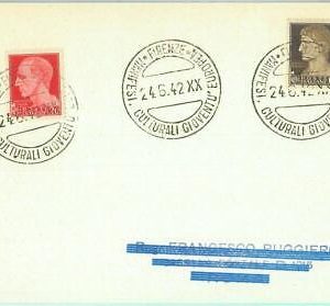 86653 - ITALY - POSTAL HISTORY - postmark on Card 1942  EUROPA - SPORT