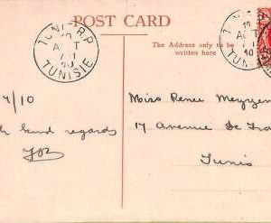 ac6768 - TRANSVAAL - Postal History - POSTCARD from BOKSBURG  to  TUNIS 1910