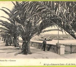 ad3710 - PORTUGAL - VINTAGE POSTCARD  -  Cascaes - Passeio Maria Pia