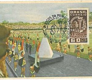 17296  -  BRAZIL - POSTAL HISTORY - MAXIMUM CARD  -  Sport  1954