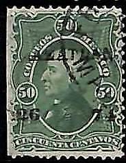 94941bC - MEXICO -  STAMPS  - Yvert # 59 (B - THIN PAPER )   -  USED