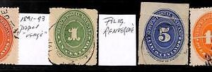 94945e - MEXICO -  STAMPS  - LOT of 4 used stamps with ERRORS! Very Nice