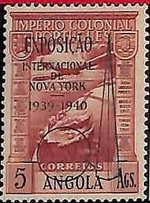 94957a - ANGOLA - STAMPS -  Mundifil  # PA 7a  New York Expo - MNH  Original!