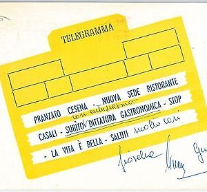 50360  CARTOLINA d'Epoca - FORLI  : Cesena PUBBLICITARIA 1961
