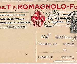 50372  CARTOLINA d'Epoca - FORLI citta' :  Pubblicita' 1928