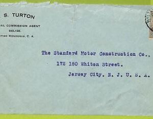 28779 - British HONDURAS - Postal History - COMMERCIAL COVER  to USA 1930