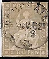95004cA - SWITZERLAND - STAMP - ZM  # 21G  USED