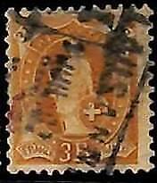 95021aD  - SWITZERLAND  -  STAMP -   Yvert #  80 -   USED