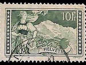 95011b - SWITZERLAND - STAMP -    Zumstein #  79   USED small defect