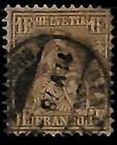 95018hD - SWITZERLAND  -  STAMP -    Yvert #  41  -   USED