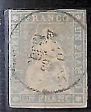 95000bD - SWITZERLAND - STAMP - Zumstein # 27D - Very Fine USED