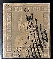 95000aA - SWITZERLAND - STAMP - Zumstein # 27D - fine USED