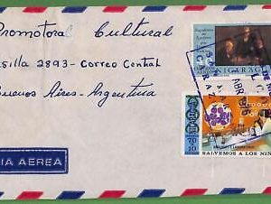 ZA0315 - INICARAGUA - Postal History -   AIRMAIL COVER  - Chess CHEMISTRY - 1976