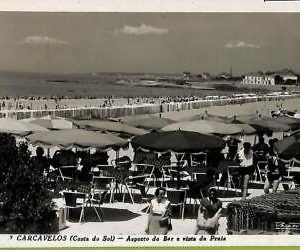 ad3715 - PORTUGAL - VINTAGE POSTCARD  -  Carcavelos - 1953