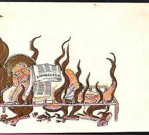 Lib774 - CARTOLINA d'Epoca Illustrata - GUERRIN MESCHINO Onomastico - S LORENZO