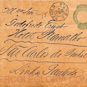 ad6158 - BRAZIL - Postal History - STATIONERY WRAPPER   1895