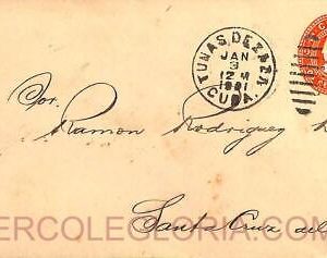 ad6236 - HAVANA - Postal History -  STATIONERY COVER from TUNAS de ZAZA 1901