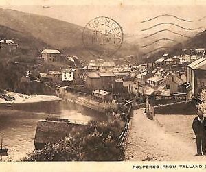 ac5046 - GB  -  VINTAGE POSTCARD:   Polperro - 1929 CORNWALL