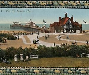 ac5121 - GB  -  VINTAGE POSTCARD: St.Annes-on-Sea, The Pier - 1914 LANCASHIRE