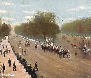 ac5295 - GB  -  VINTAGE POSTCARD: LONDON, Rotten Row - 1906