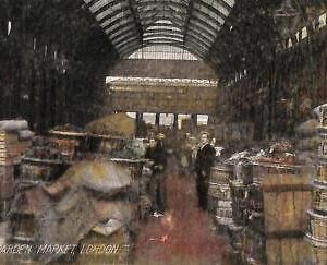 ac5414 - GB  -  VINTAGE POSTCARD: LONDON, Covent Garden Market - 1906