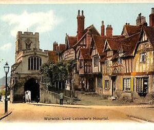 ac5217 - GB  -  VINTAGE POSTCARD: WARWICK, Lord Leicester's Hospital