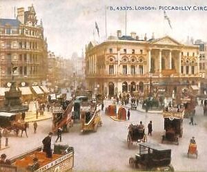 ac5348 - GB  -  VINTAGE POSTCARD: LONDON, Piccadilly Circus - 1911