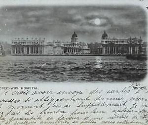 ac5331 - GB  -  VINTAGE POSTCARD: LONDON, Greenwich Hospital - 1899