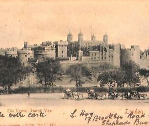 ac5342 - GB  -  VINTAGE POSTCARD: LONDON - 1900