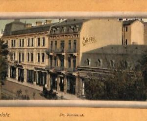 ac5619 - ROMANIA  -  VINTAGE  POSTCARD - Galatz,  Hotel Bristol